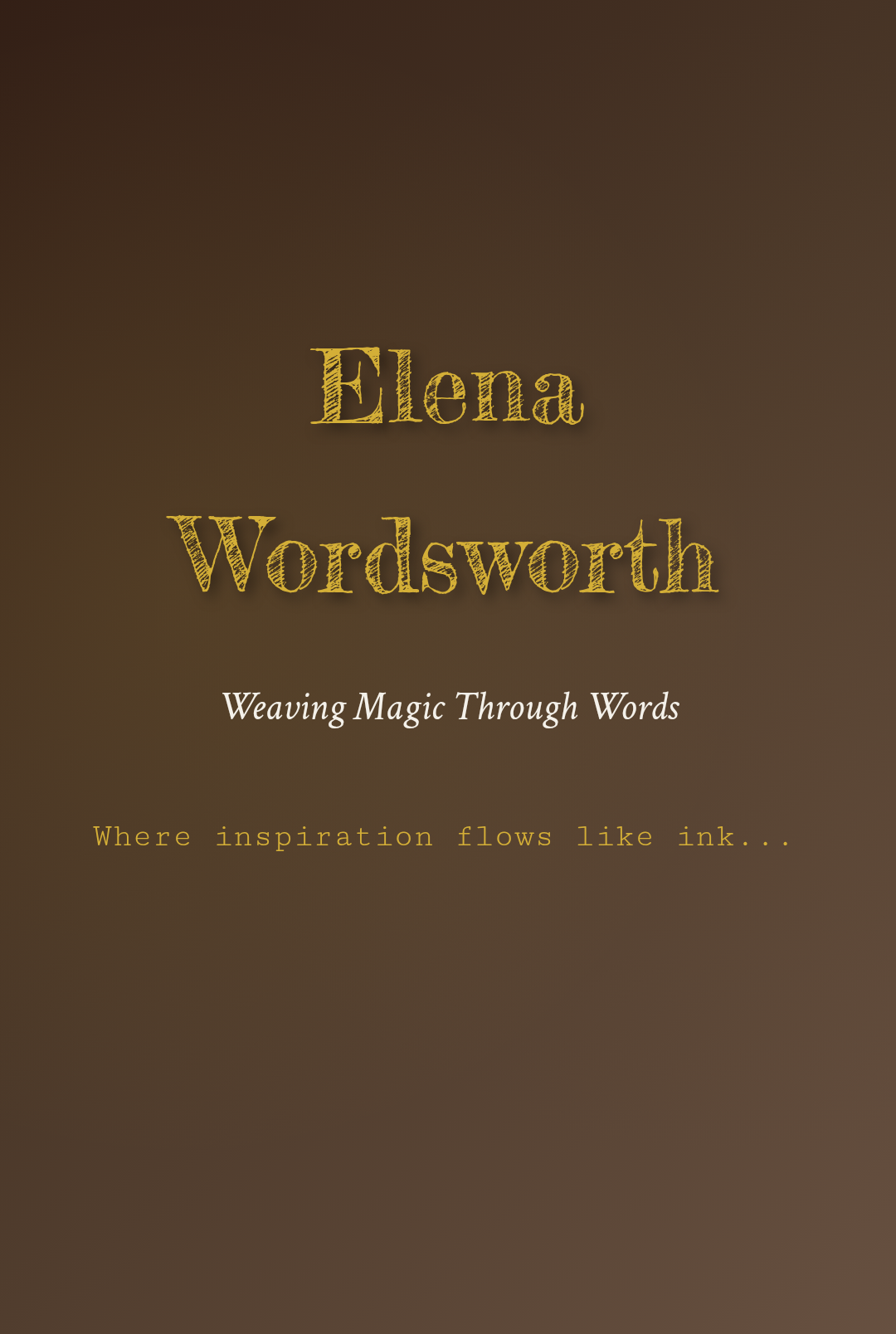 Writers Portfolio